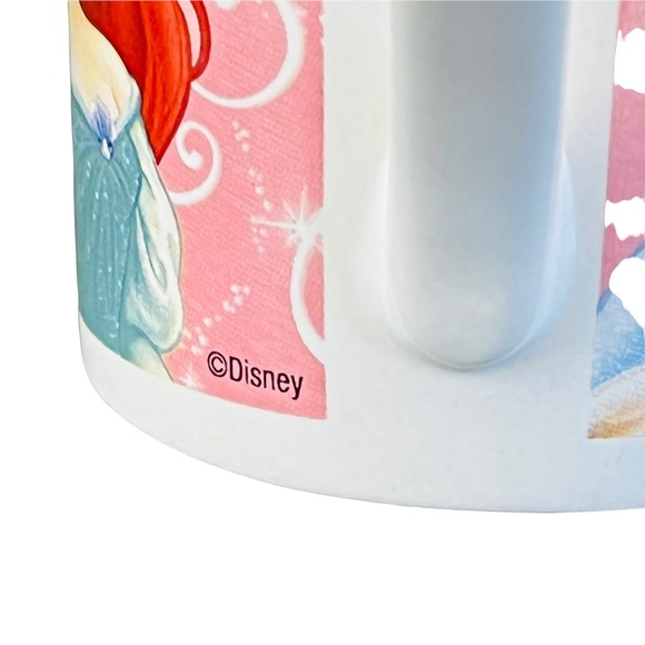 DISNEY MUGS Princess Ariel Belle Cinderella Aurora - Lot of 2 Mugs ~ 2014 - Picture 7 of 7